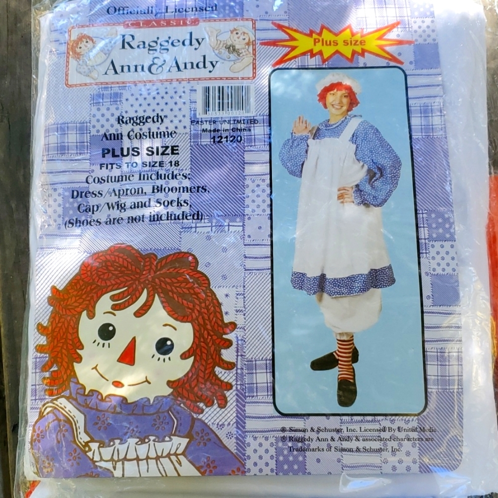 Costume raggedy ann